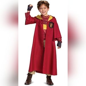 Harry Potter Deluxe Kid's Quidditch Robe Costume Size Small